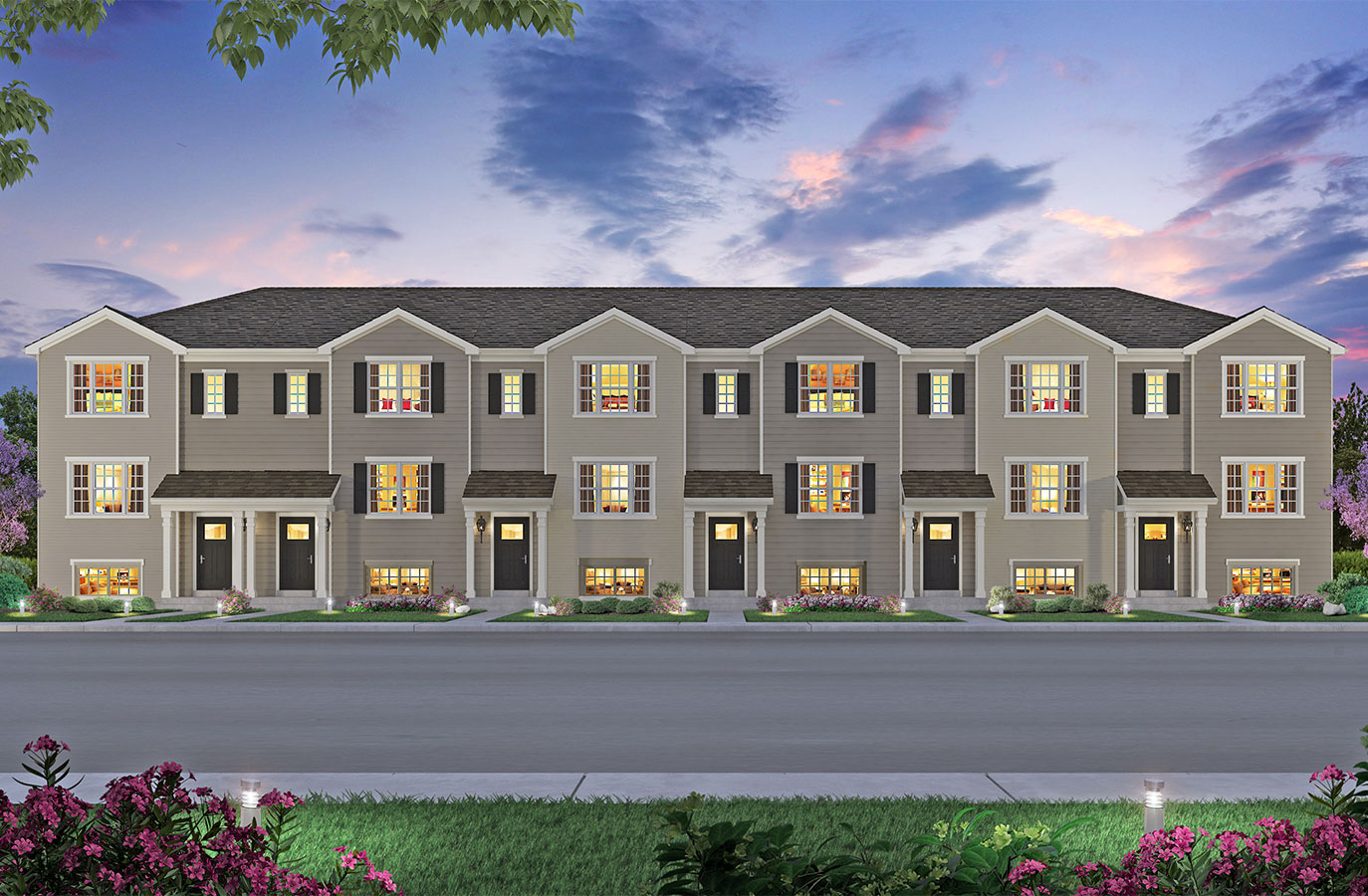 New Homes in Cambridge Lakes Townhomes Pingree Grove, IL D.R. Horton