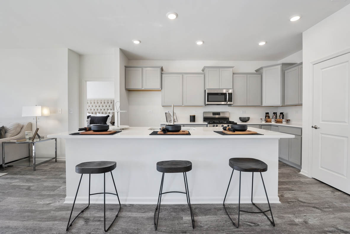 Floor Plan in Lincoln Valley Ranch Townhomes and Duplexes North Aurora, IL D.R. Horton