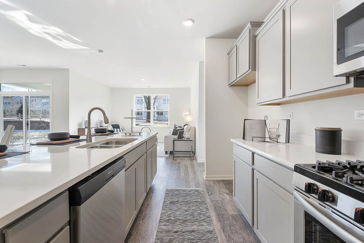 Floor Plan in Lincoln Valley Ranch Townhomes and Duplexes North Aurora, IL D.R. Horton