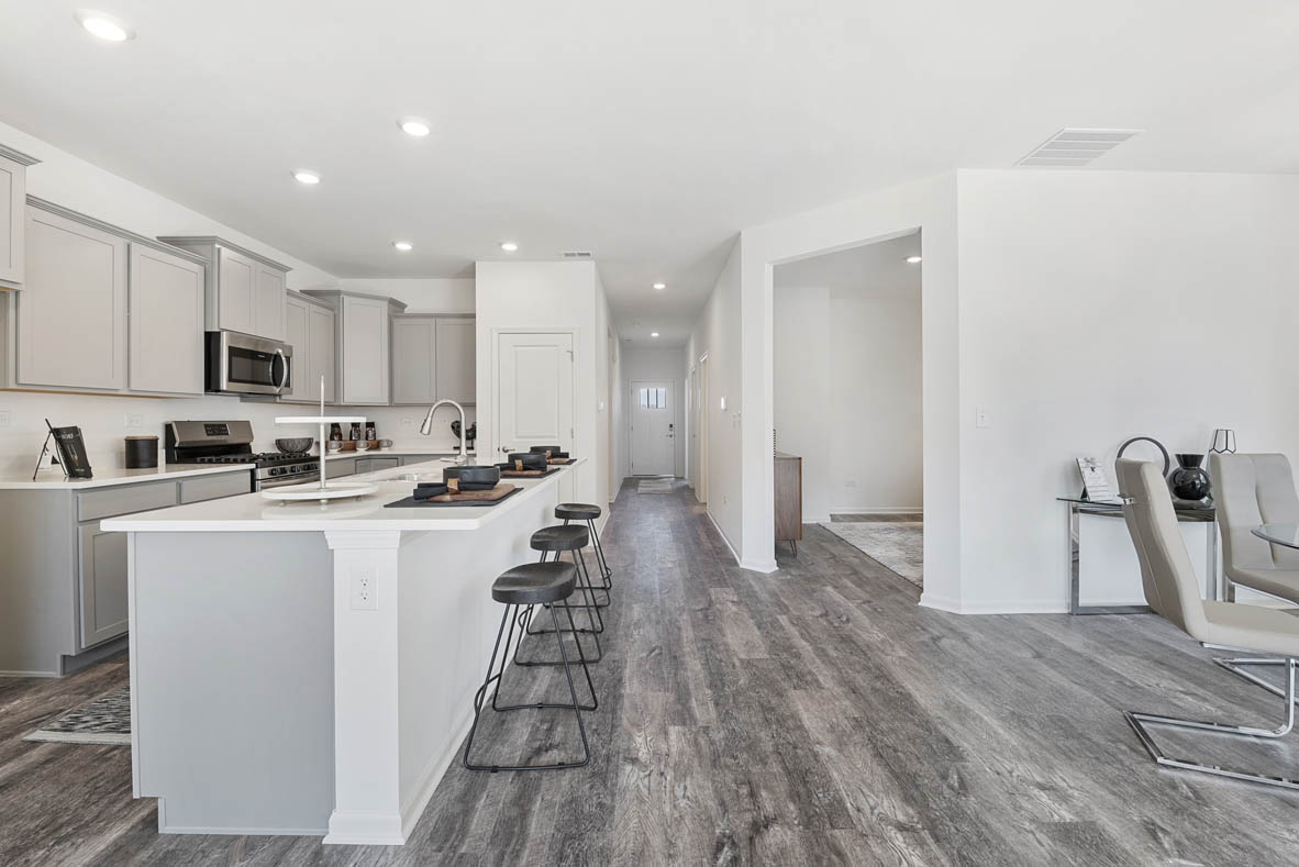 Floor Plan in Lincoln Valley Ranch Townhomes and Duplexes North Aurora, IL D.R. Horton