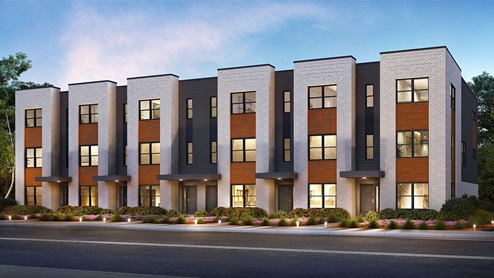 New rendering-Veridian-townhome building