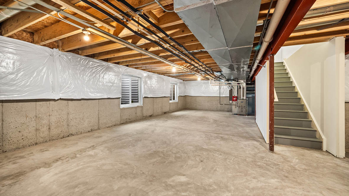 Unfinished basement
