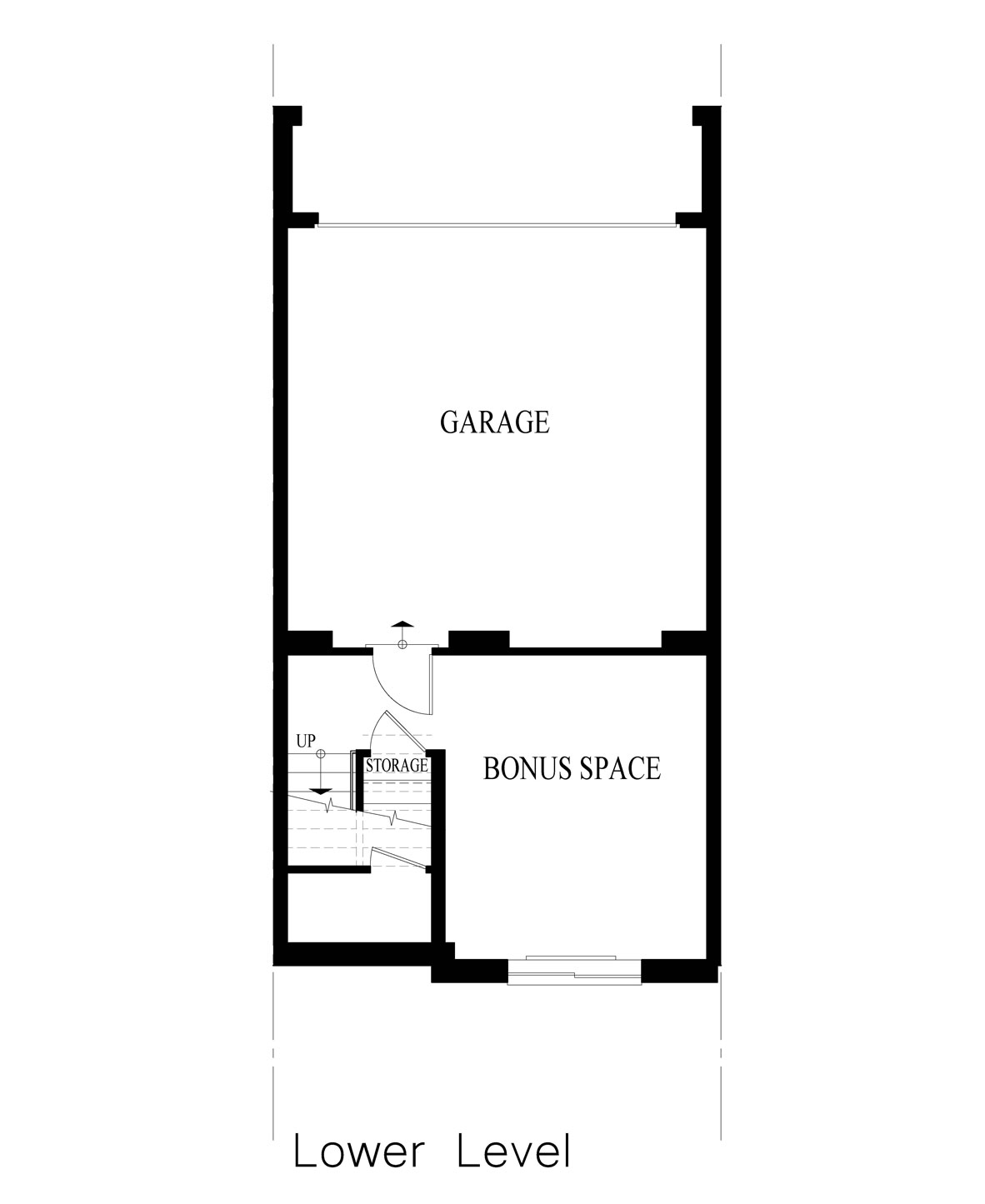 Oak Ridge Garfield Floorplan lower level