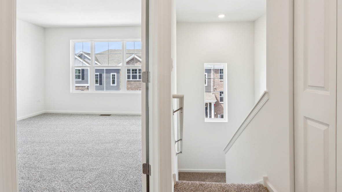 Dining room in between kitchen and great room