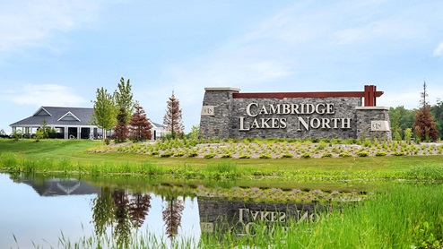 New Homes in Pingree Grove, Illinois in Cambridge Lakes North by D.R. Horton