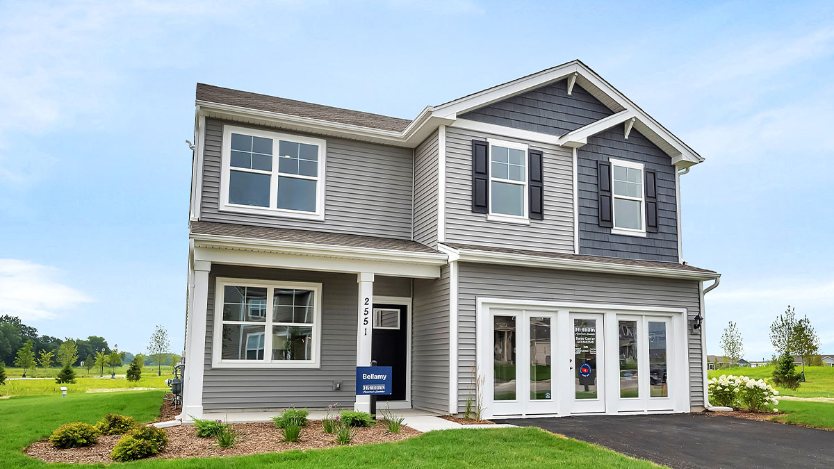 New Homes in Pingree Grove, Illinois in Cambridge Lakes North by D.R. Horton
