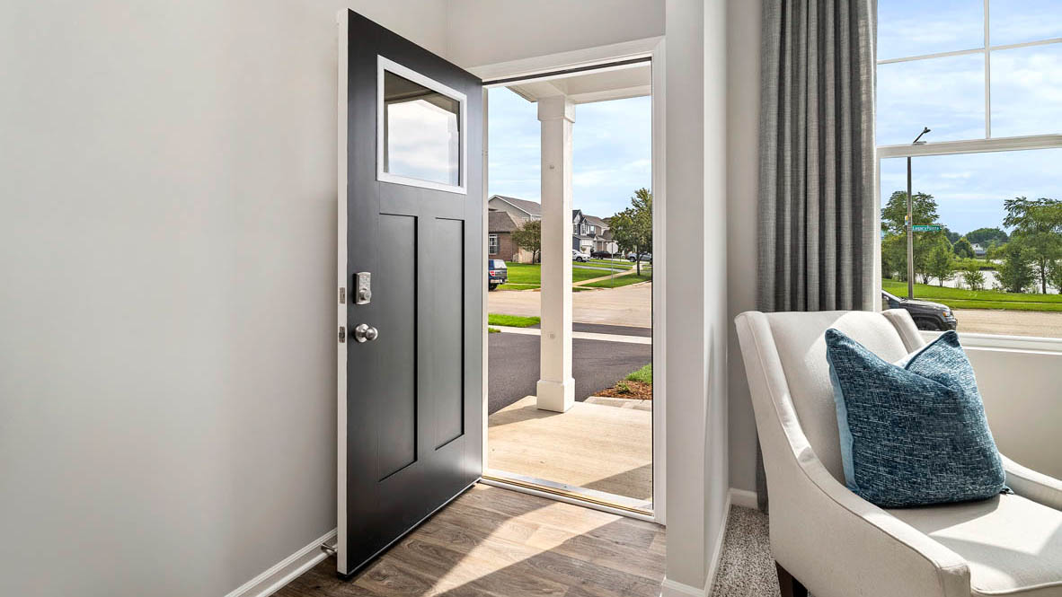 Entrance to Holcombe model