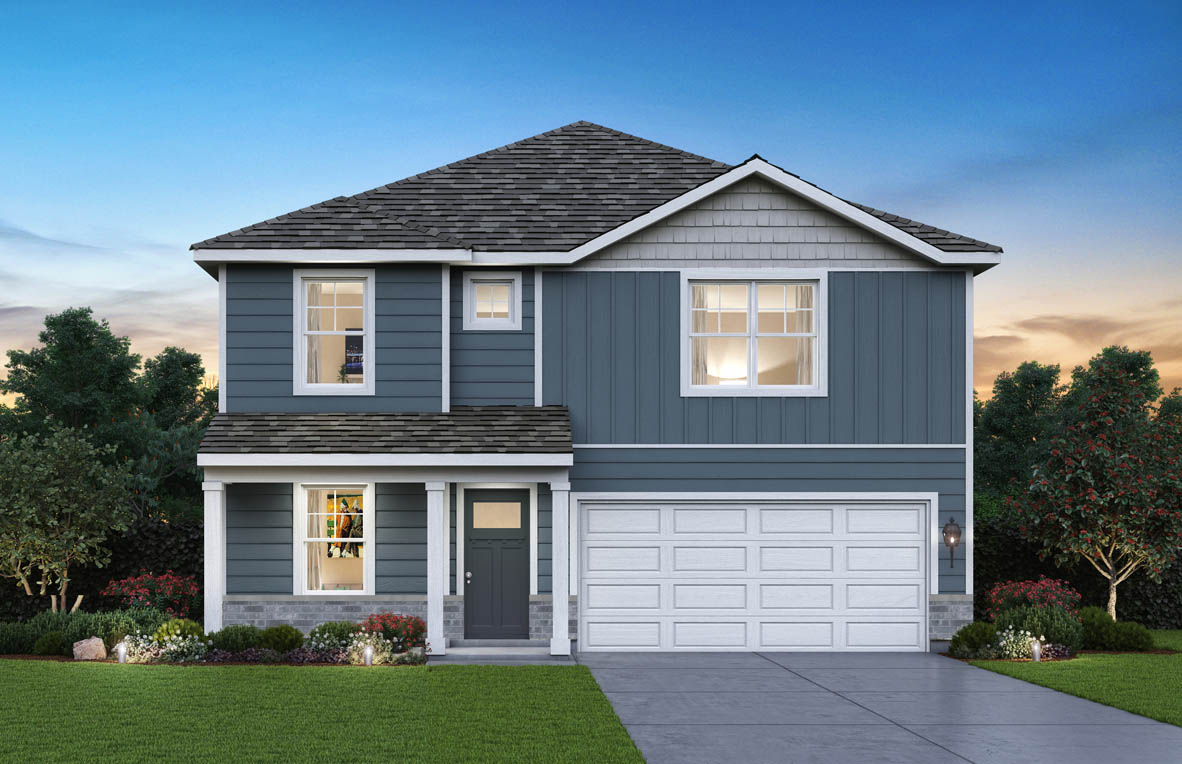 Floor Plan in Cambridge Lakes North Traditional Single Family Pingree