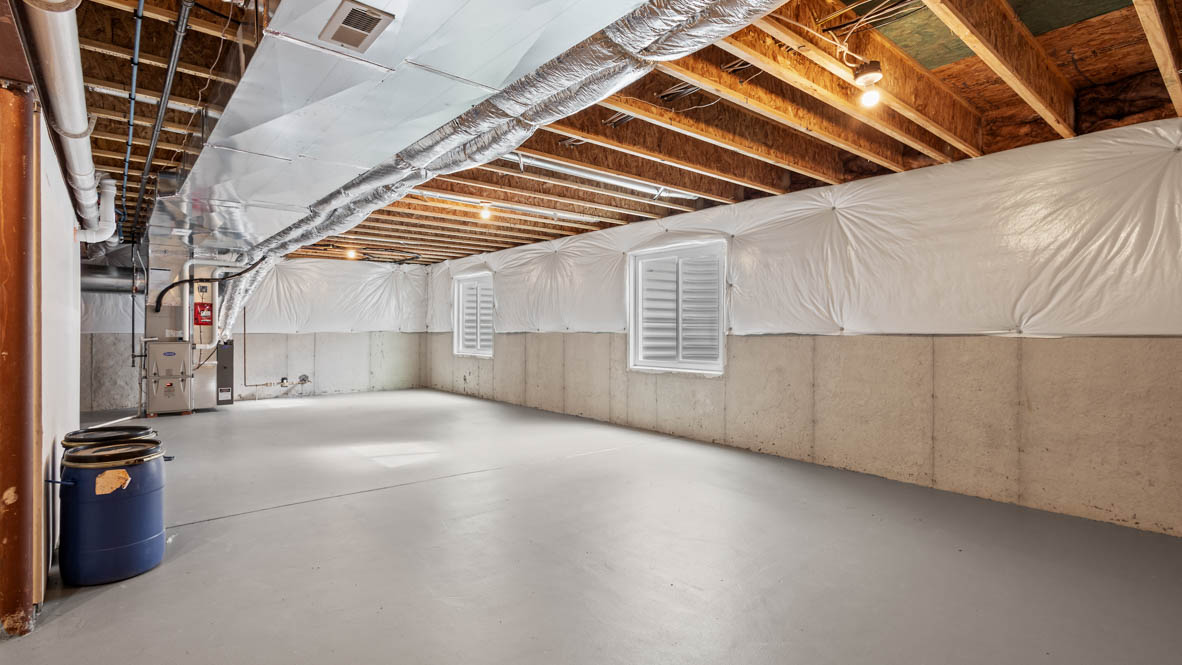 Unfinished basement