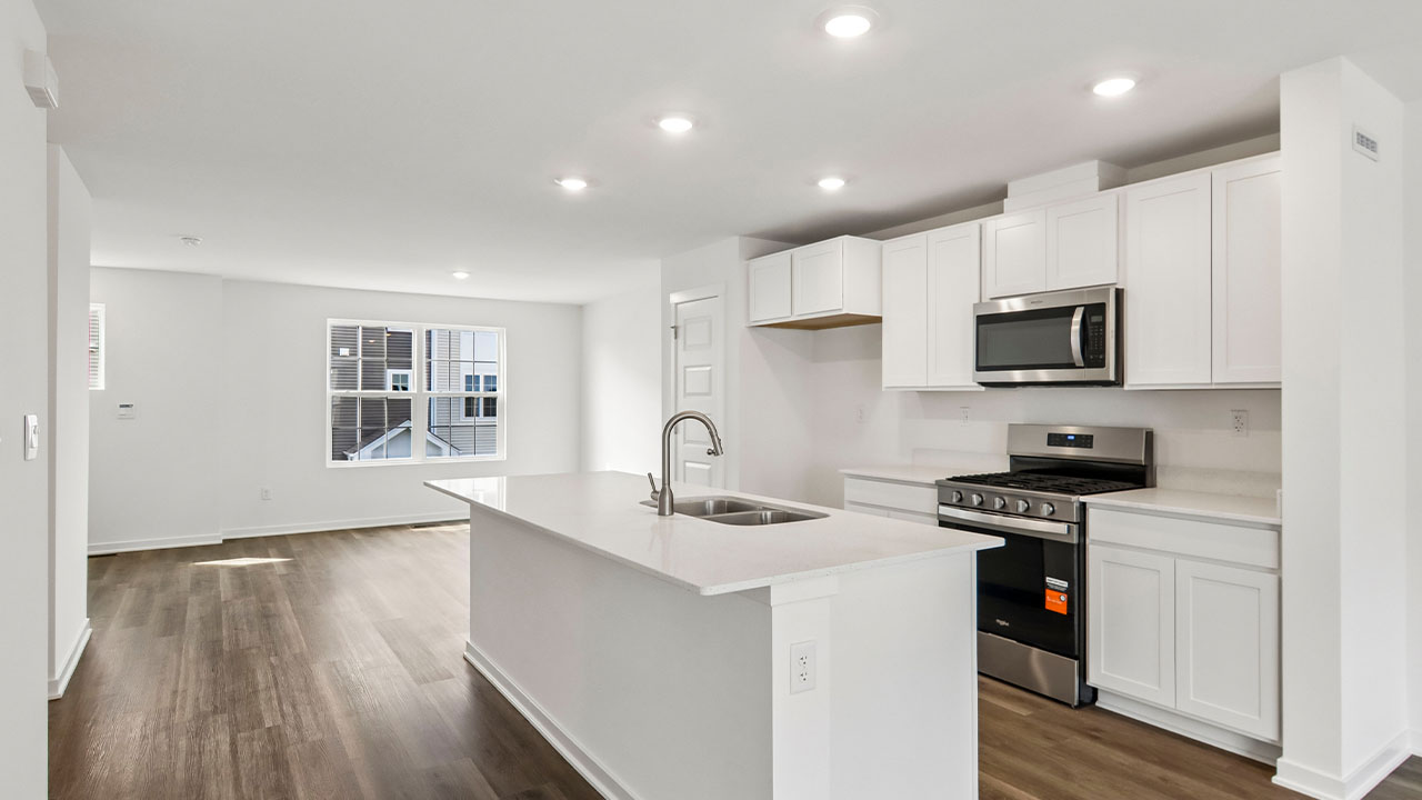 kitchen with quartz countertops
