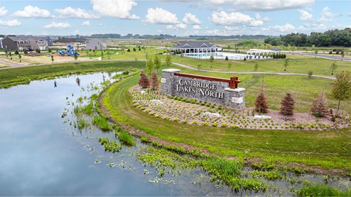 New Homes in Pingree Grove, Illinois in Cambridge Lakes North by D.R. Horton