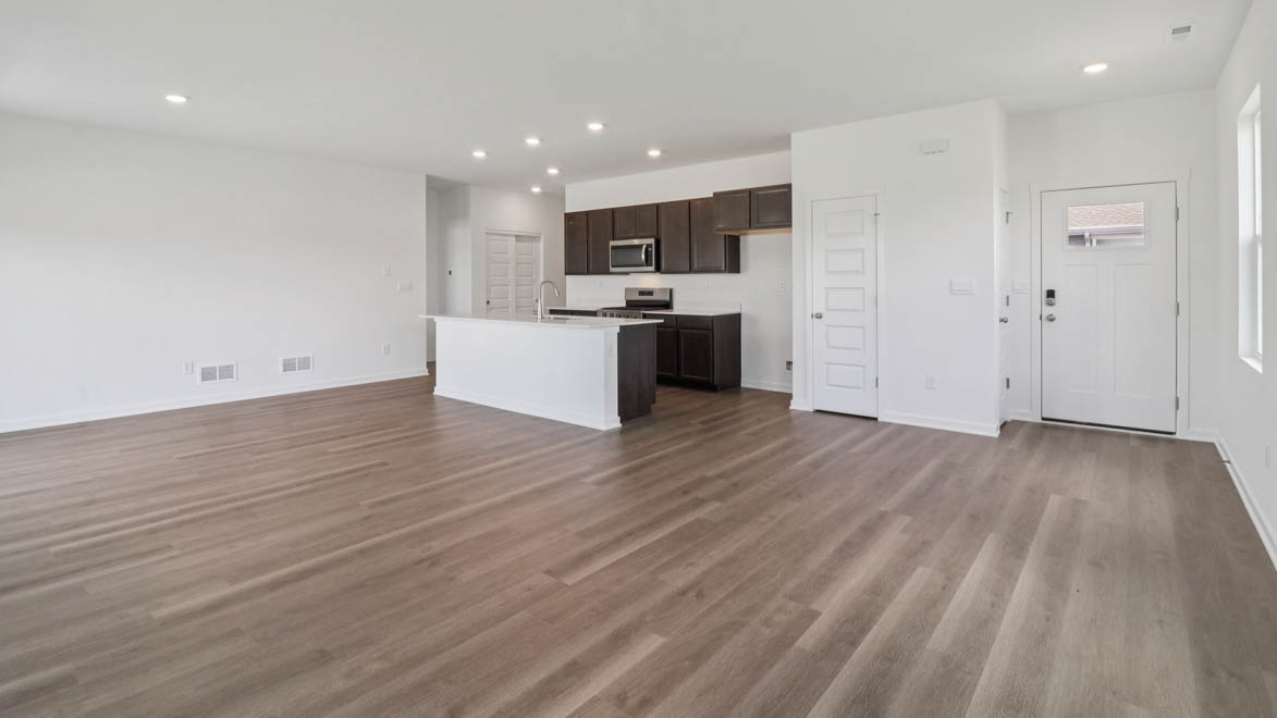 Open concept main living space