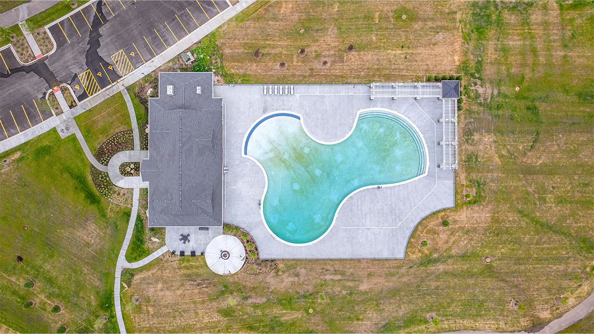 Ariel view of CLN pool