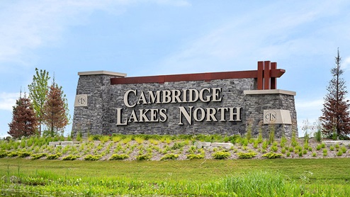 New Homes in Pingree Grove, Illinois in Cambridge Lakes North by D.R. Horton