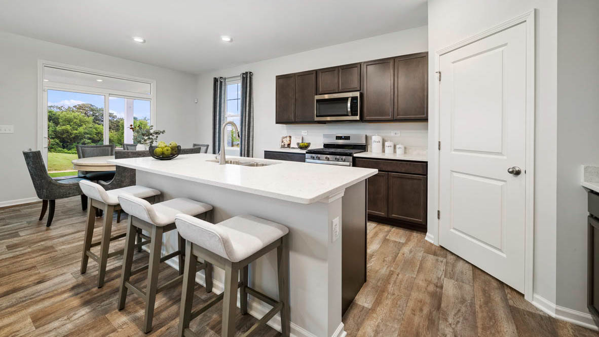Hallway leading to Kitchen and Great Room Combo
