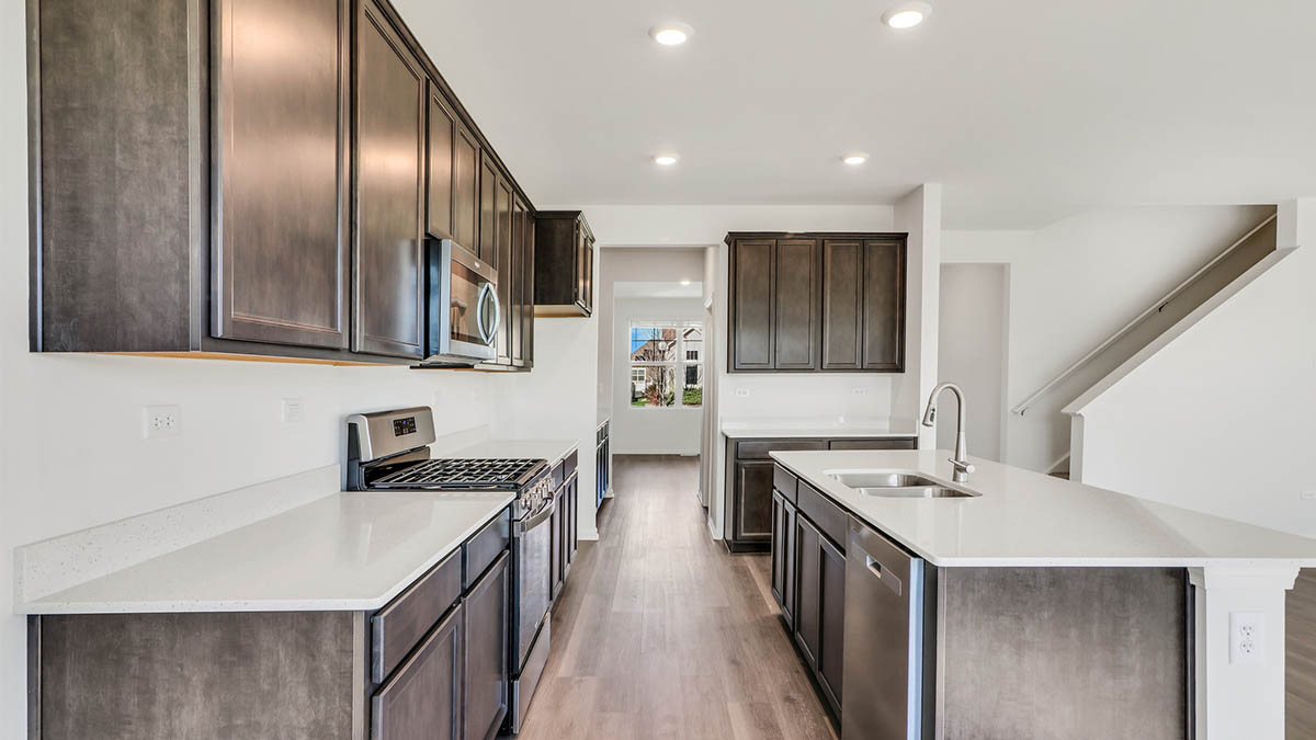 Kitchen overlooking great room
