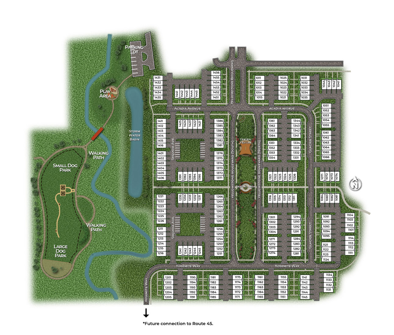 Static Lot Map