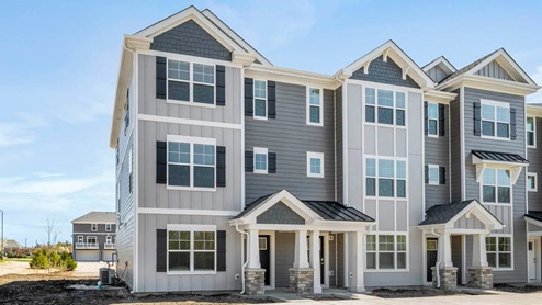 IL Mundelein Townhomes Gregory Exterior Photo Angled