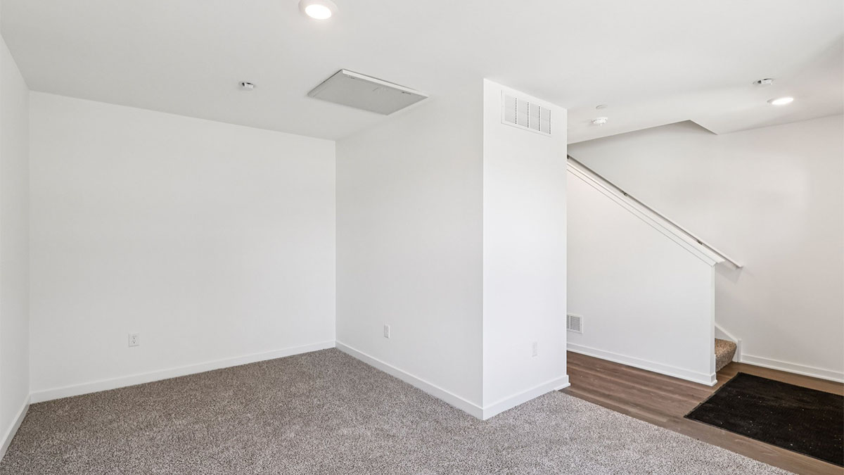 spacious flex room