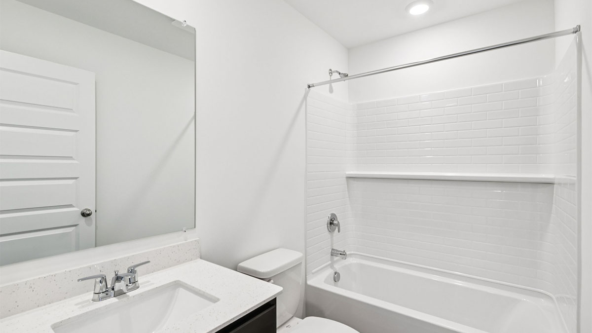secondary bathroom with shower