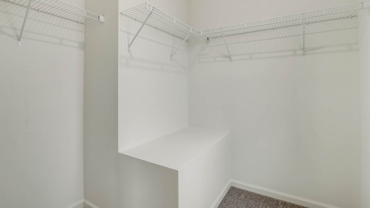 Primary walk in closet