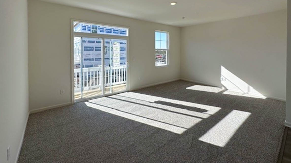 spacious family room