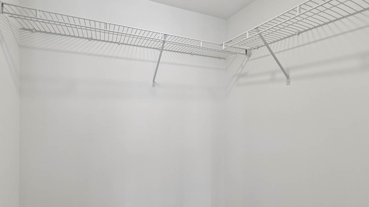 spacious closet