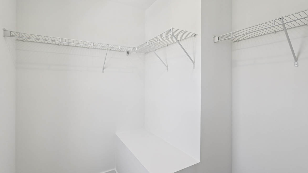 spacious closet