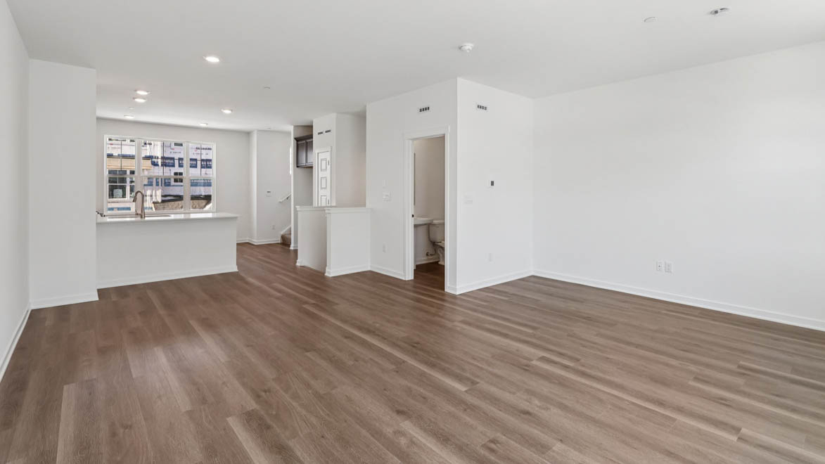 Main level open concept living space