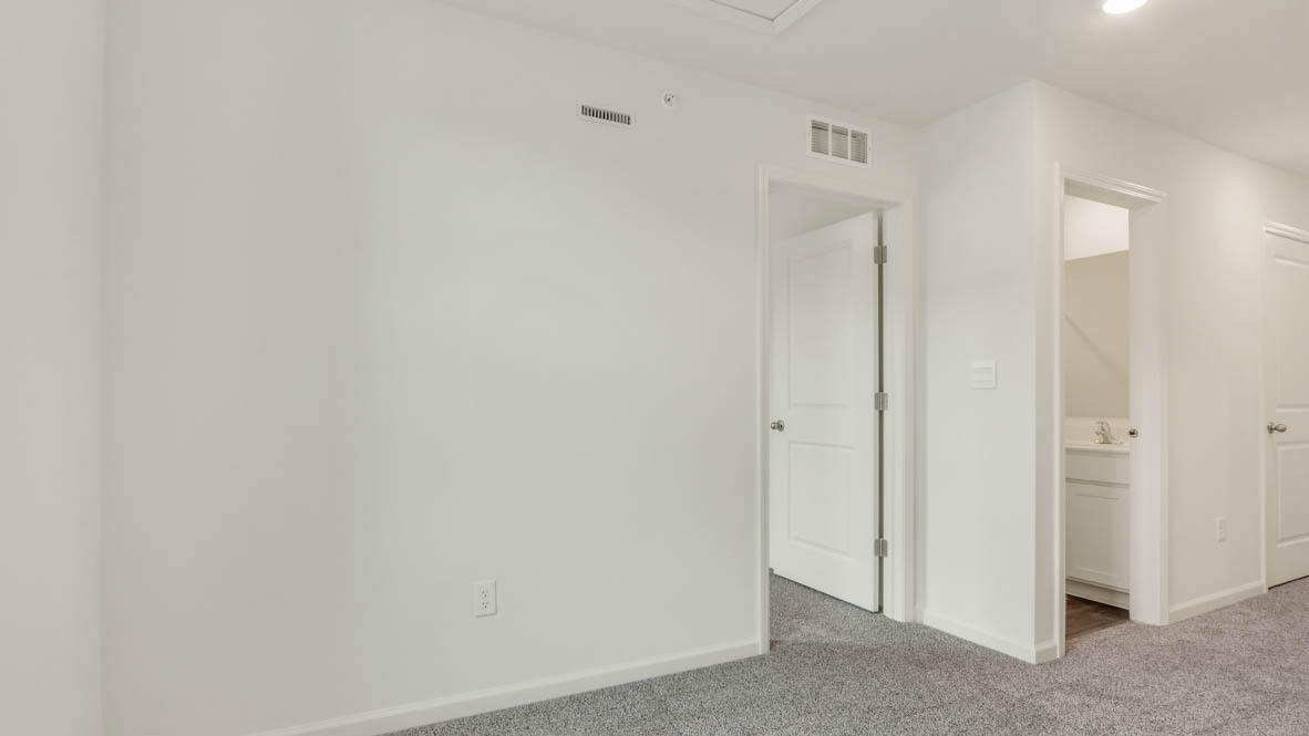 Upper level hallway loft and bedroom number 2