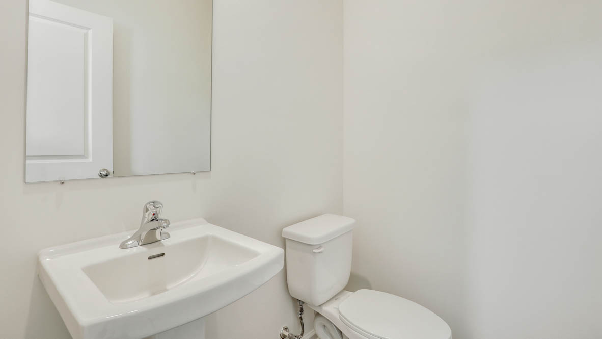 Powder room on main level