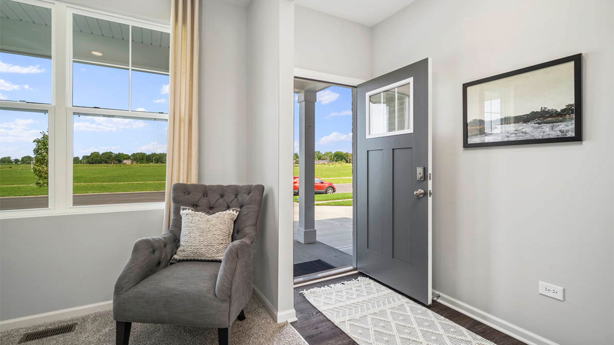 Entrance to holcombe model