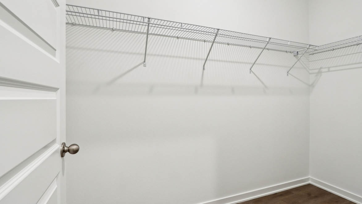 closet hallway from garage entrance