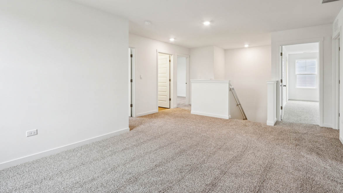 loft with full carpet