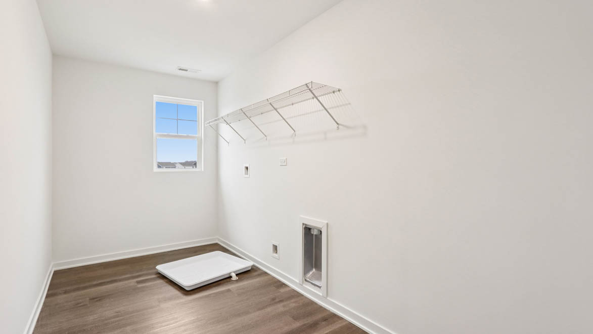 upstairs laundry room