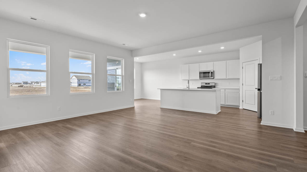 Great room infront of kitchen