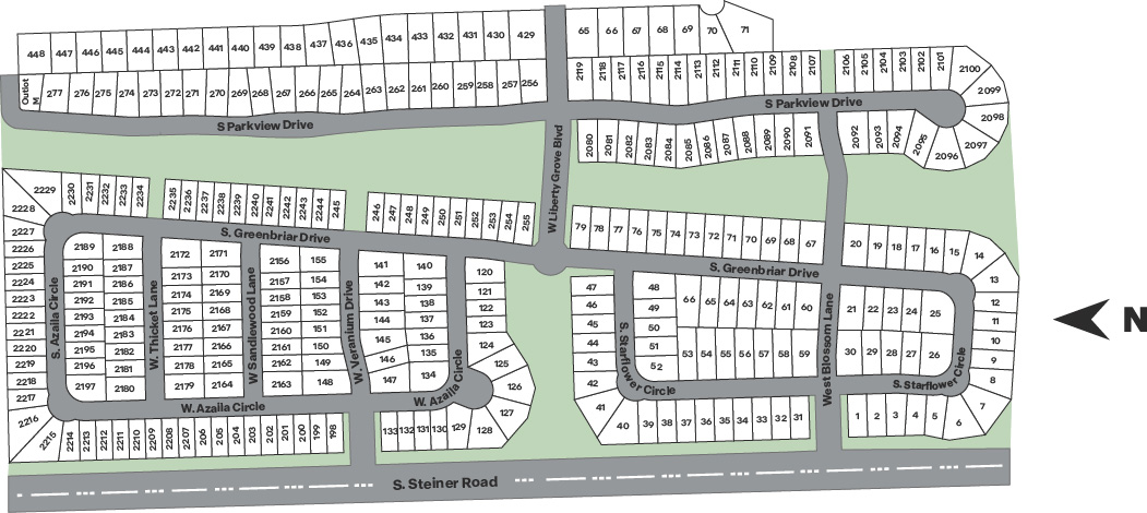 Static Lot Map