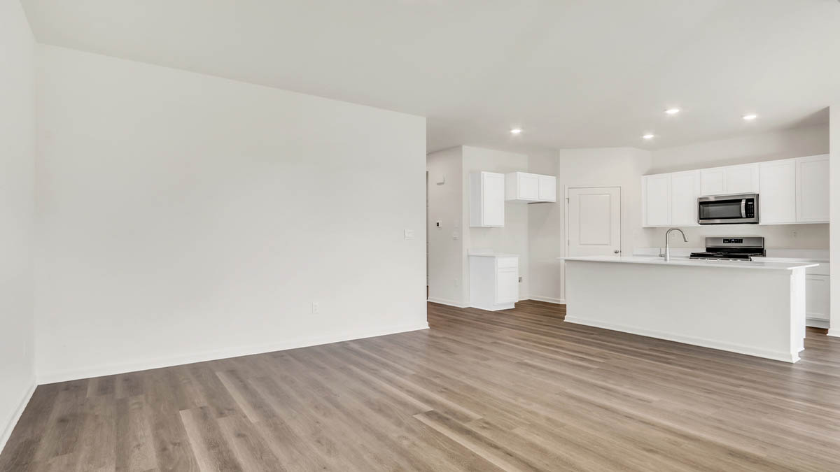 Kitchen overlooking great room