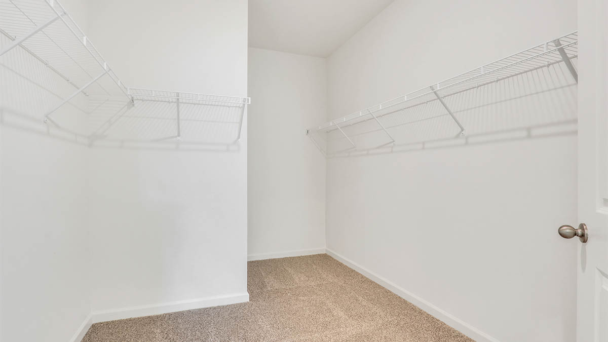 Primary walk in closet