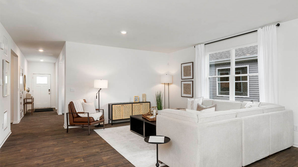 spacious great room