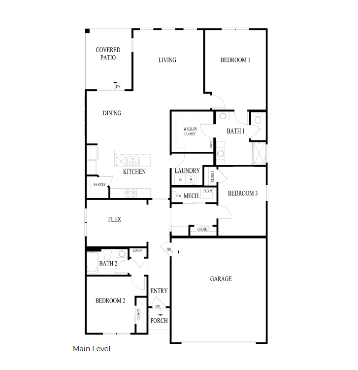 Ranch dover floorplan layout