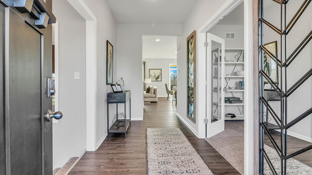 entry way to the single family home
