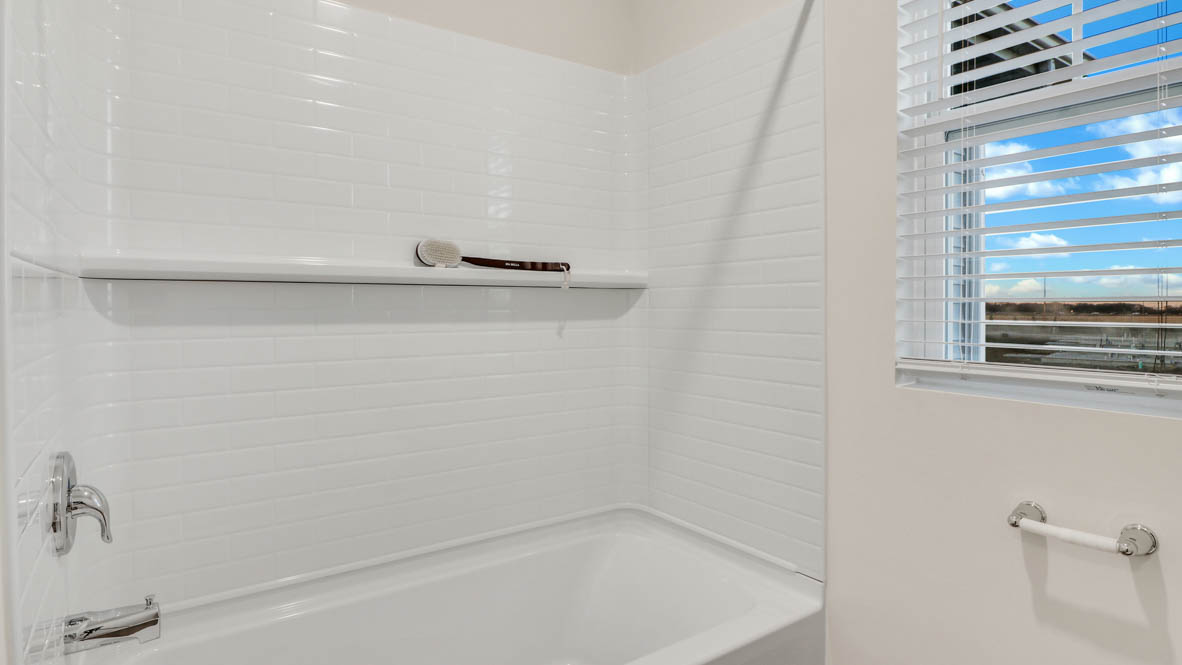 upper level secondary bathroom