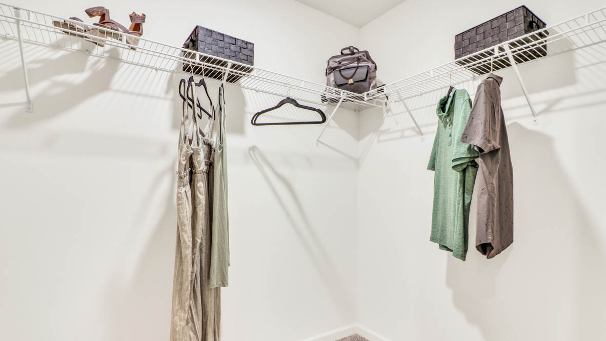 primary room walk-in closet