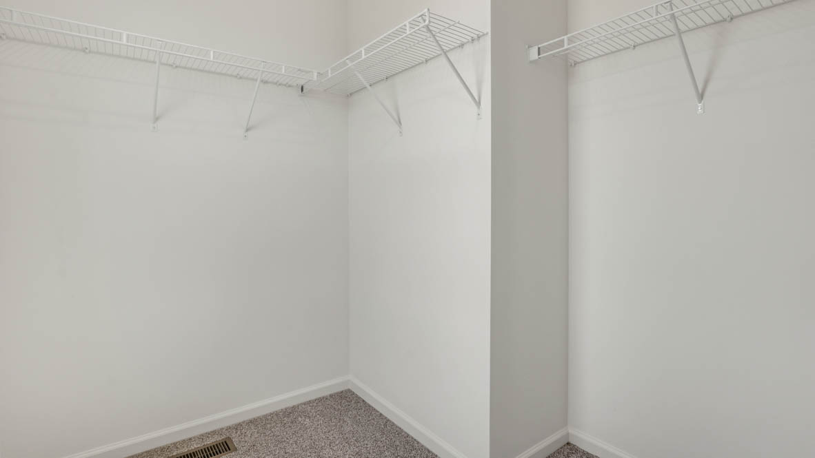 Primary walk in closet