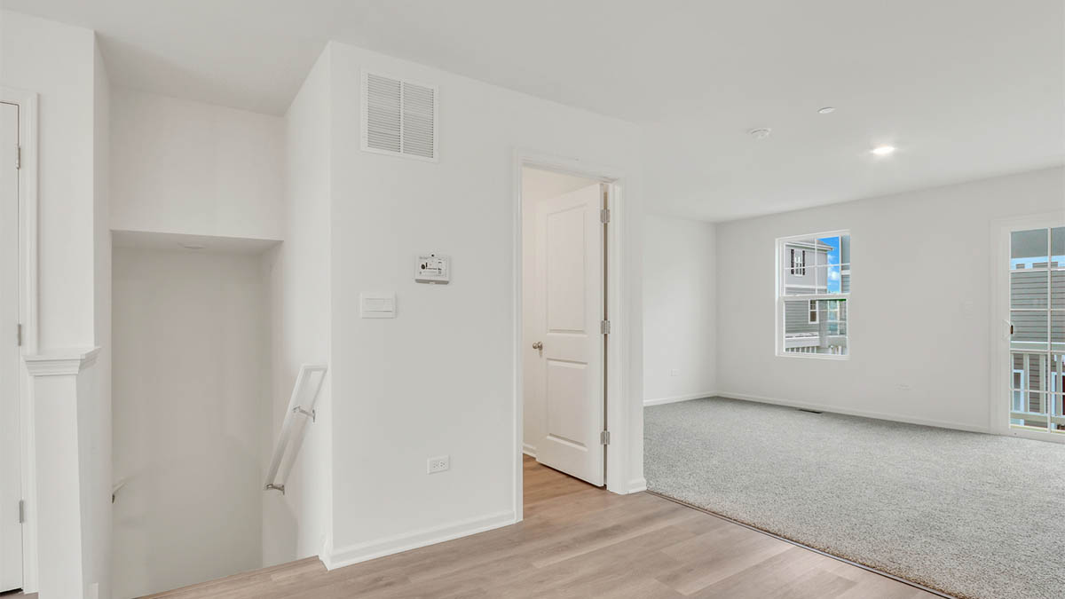 upstairs with living space