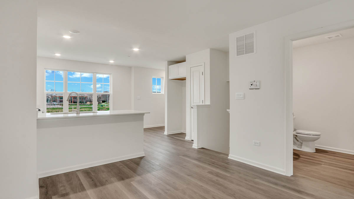 living space with window