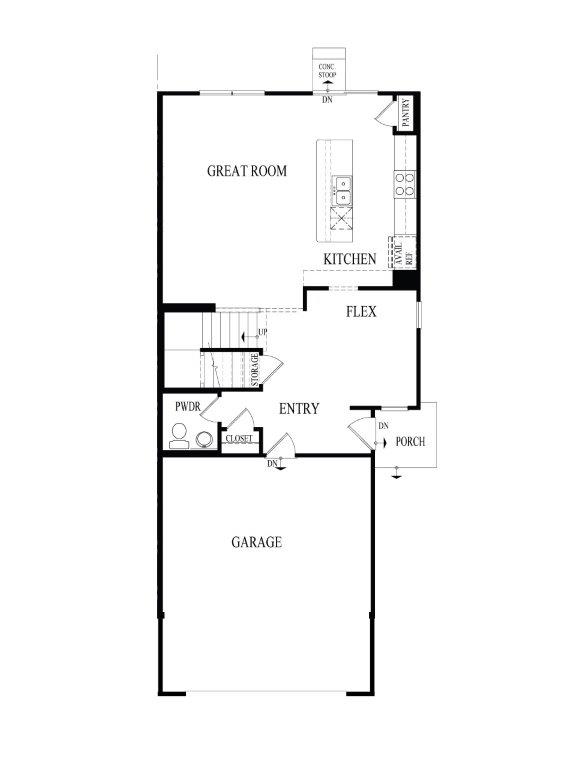 Charlestowne Lakes Floor Plan Main Level