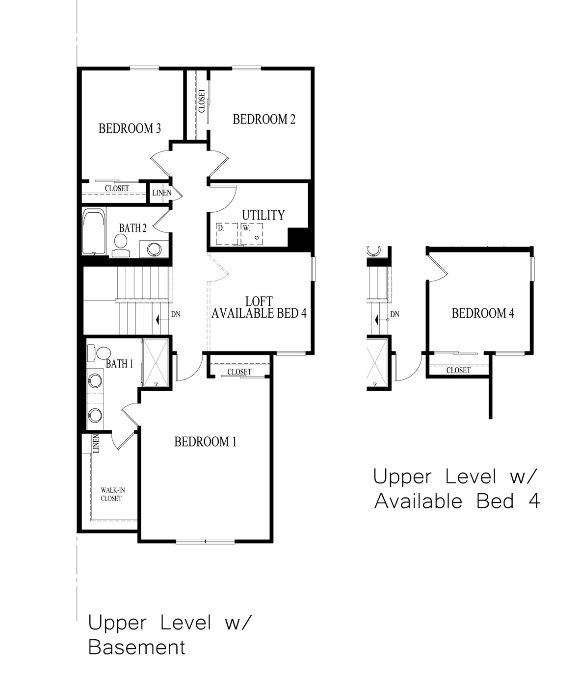 Charlestowne Model Dup Floorplan upper Level
