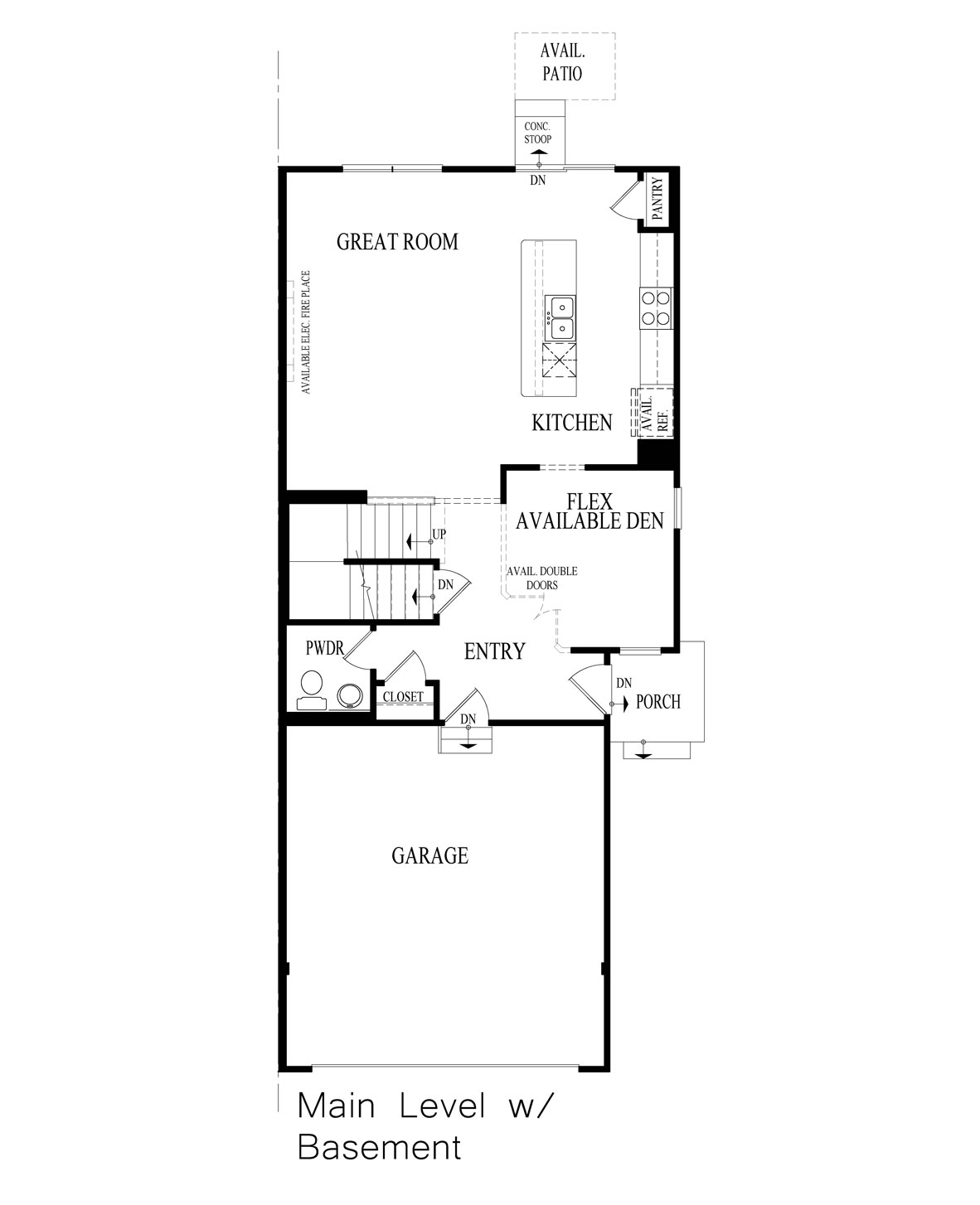 Charlestowne Model Dup Floor Plan Main Level